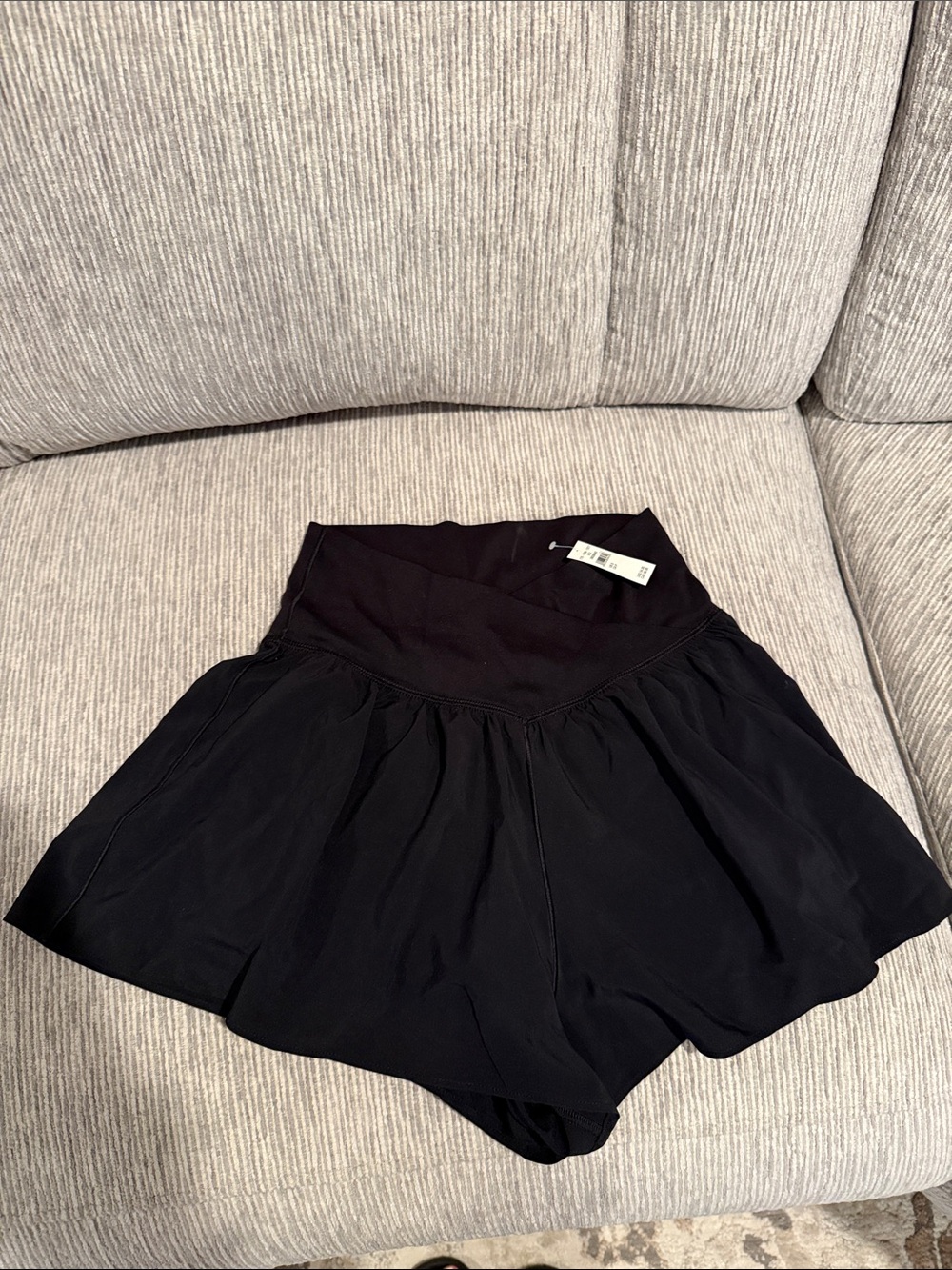 Offline Aerie Black High-Waist Flared Women’s Skort